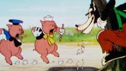 Three Little Pigs disney short