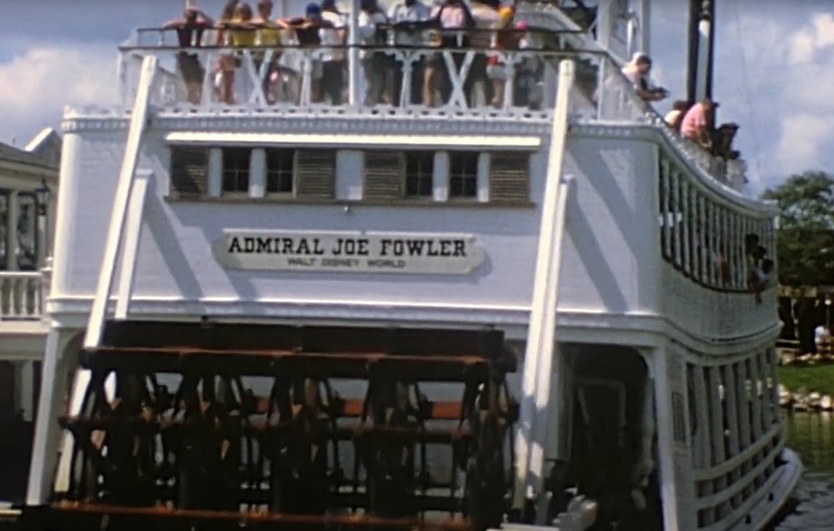 Admiral Joe Fowler Riverboat disney world