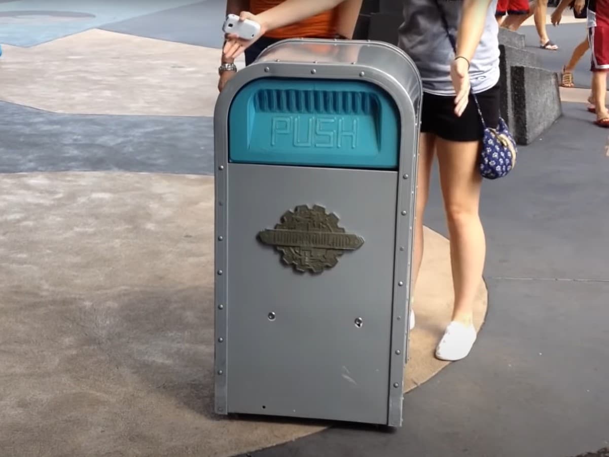 Push the Talking Trash Can