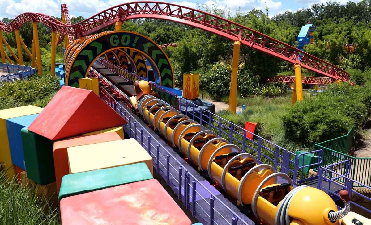 Slinky Dog Dash Roller Coaster Disney World toy story land