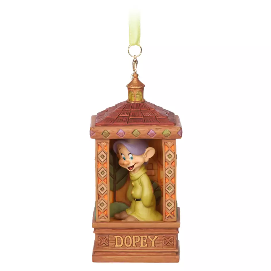 Dopey Light-Up Living Magic Sketchbook Ornament – Snow White and the Seven Dwarfs