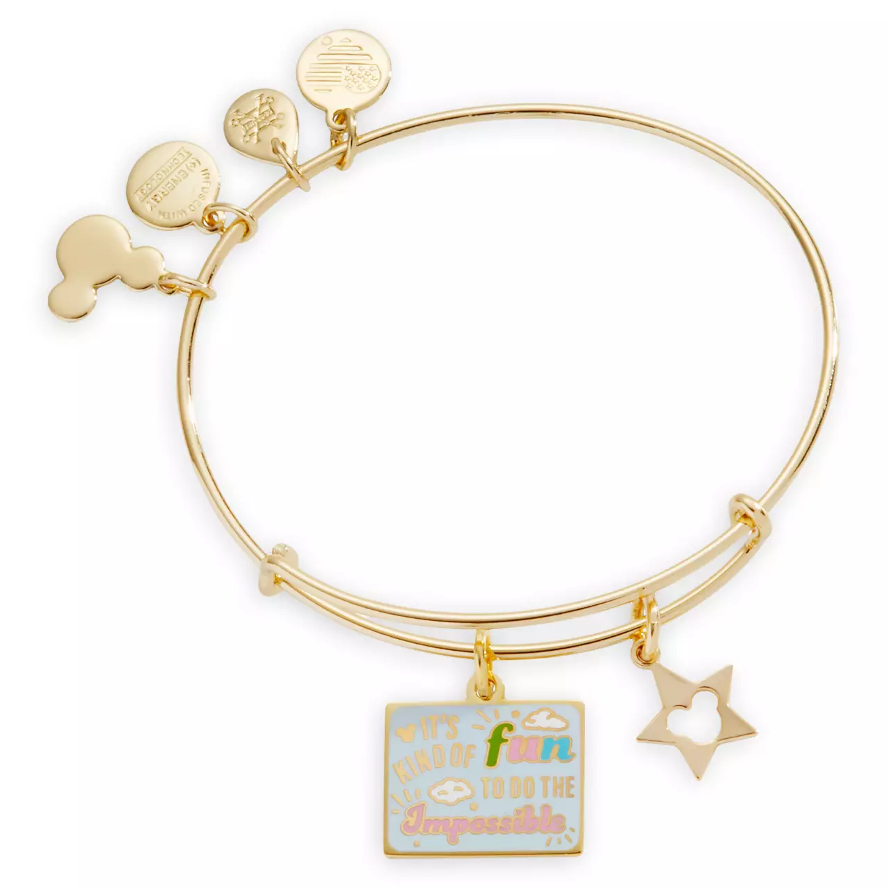 Walt Disney ”It’s Kind of Fun to Do the Impossible” Bangle by Alex and Ani