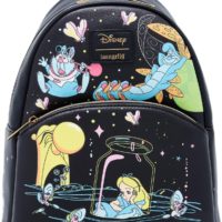 Alice In Wonderland Glow-In-The-Dark Characters Loungefly Mini Backpack