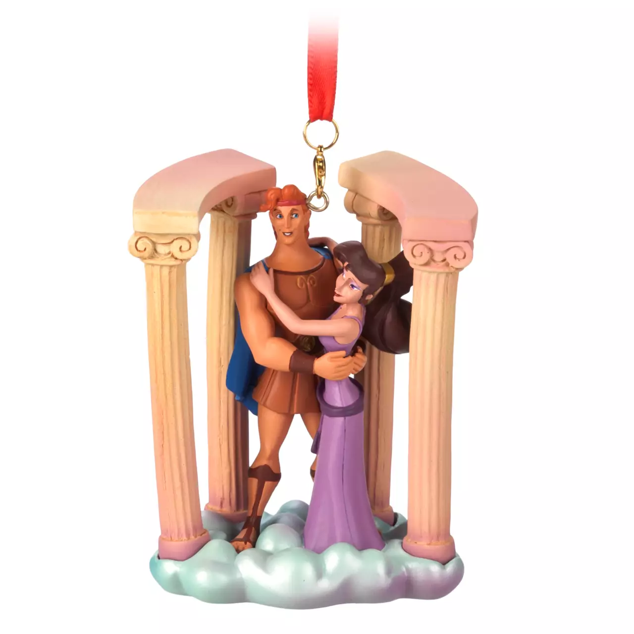 Hercules and Megara Christmas Ornament