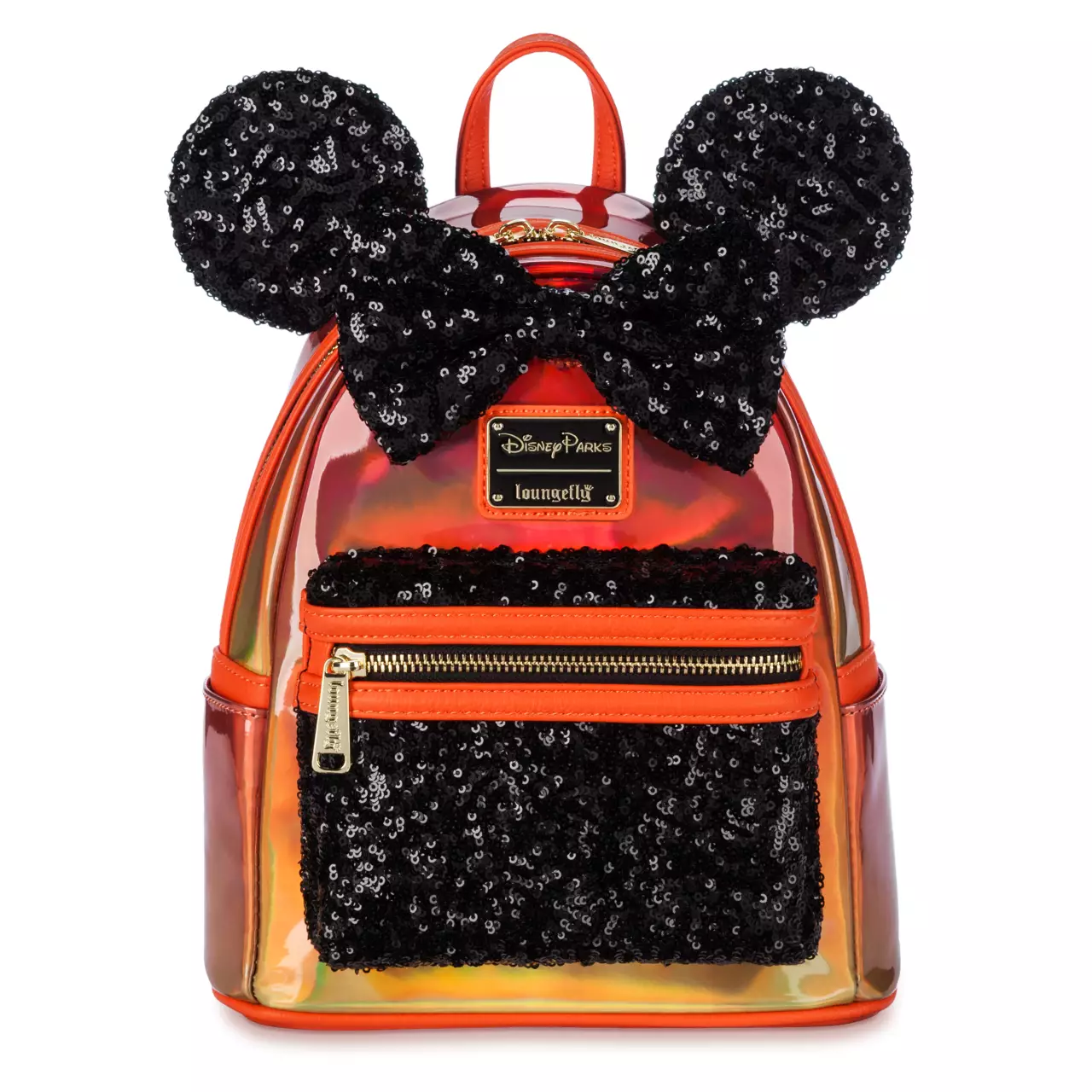 Loungefly Disney Halloween Plaid Mickey Mouse Ears Mini Backpack