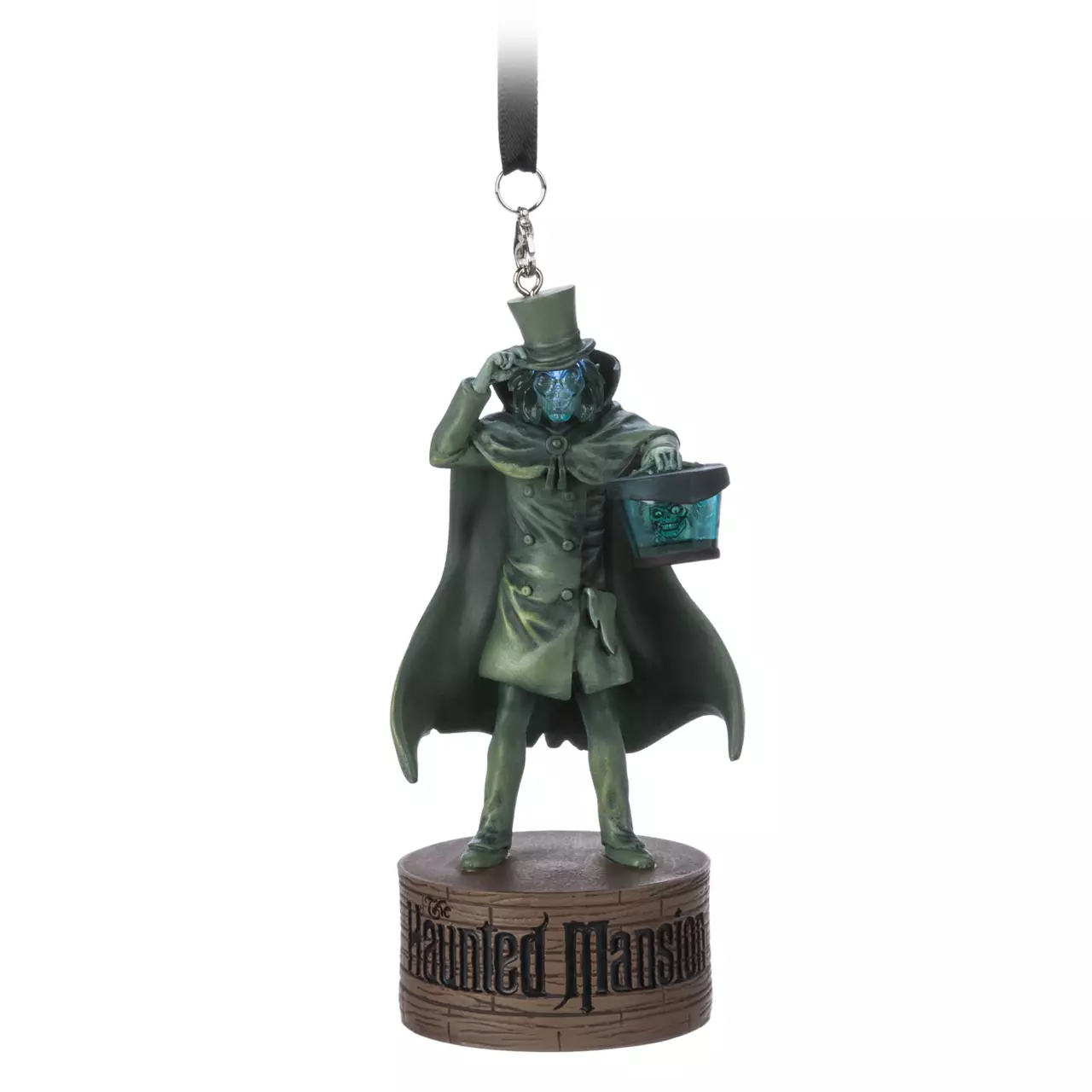 The Hatbox Ghost Light-Up Living Magic Sketchbook Christmas Ornament