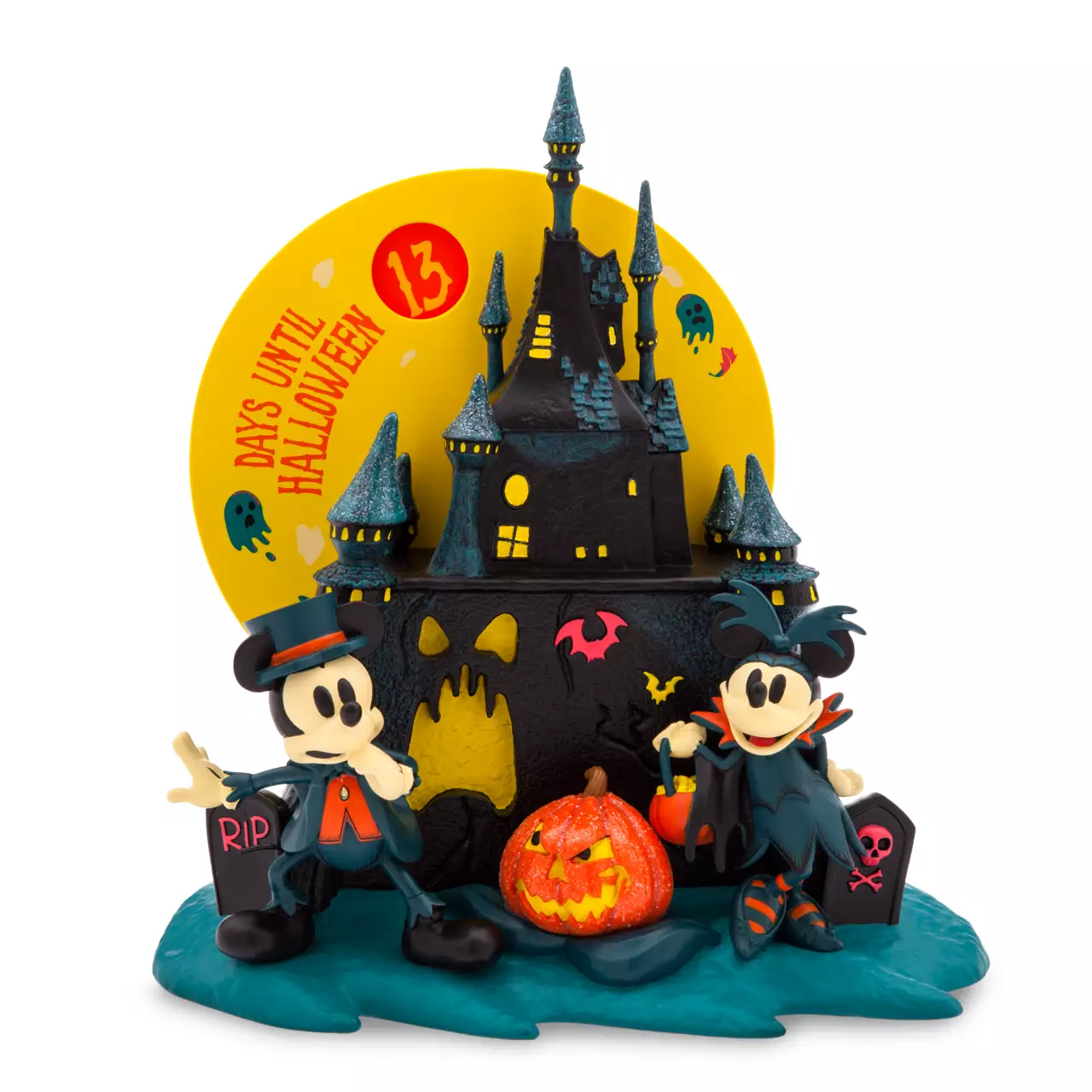 Mickey and Minnie Mouse Halloween Countdown Calendar Decoration