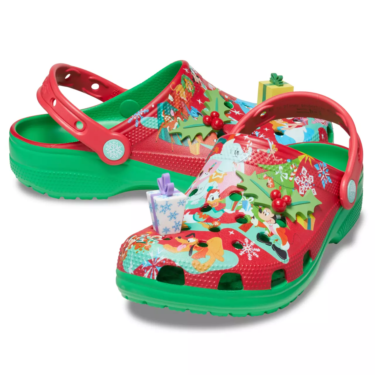 Adult Mickey Mouse and Friends Holiday Crocs