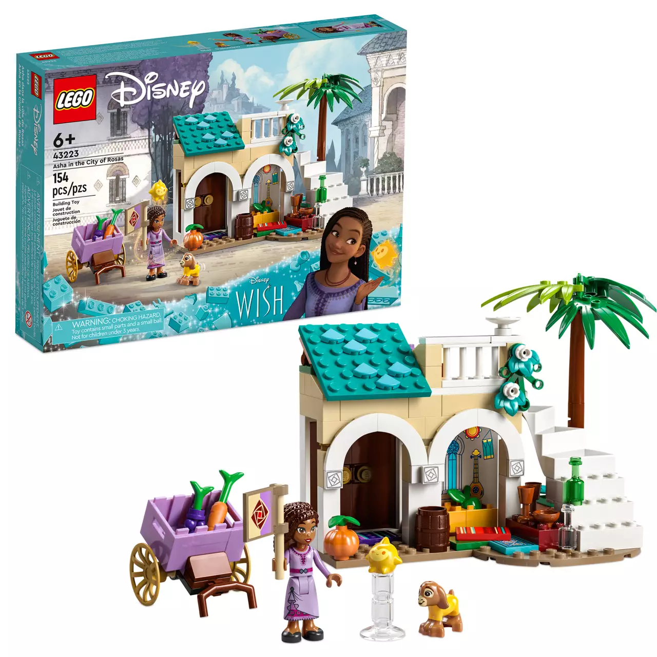 Disney's Wish LEGO Asha in the City of Rosas – 43223