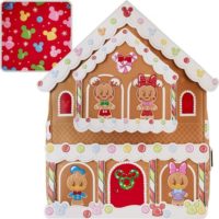 Mickey Mouse and Friends Gingerbread Holiday House Loungefly Mini-Backpack