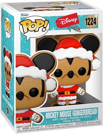 Santa Mickey Mouse (Gingerbread) Funko Pop Disney Holiday