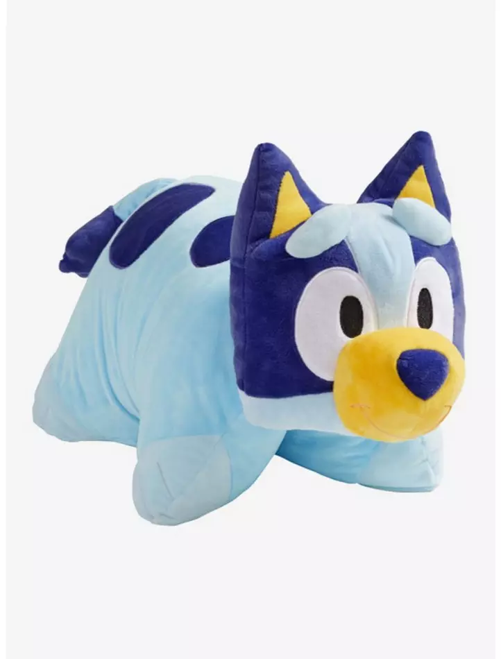 Bluey Blue and Yellow Pillow Pet