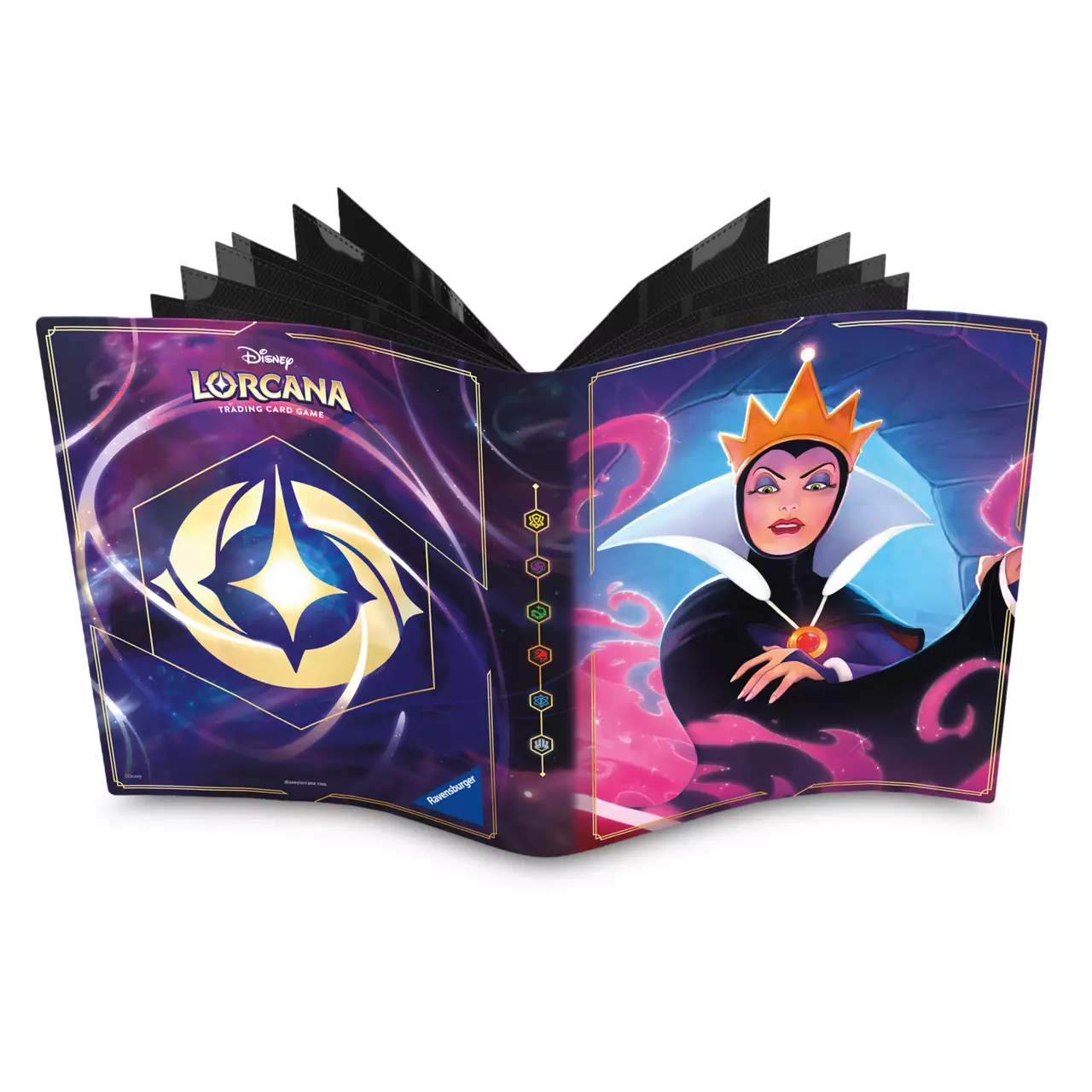 Evil Queen Lorebook Card Portfolio Disney Lorcana Trading Card Game by Ravensburger