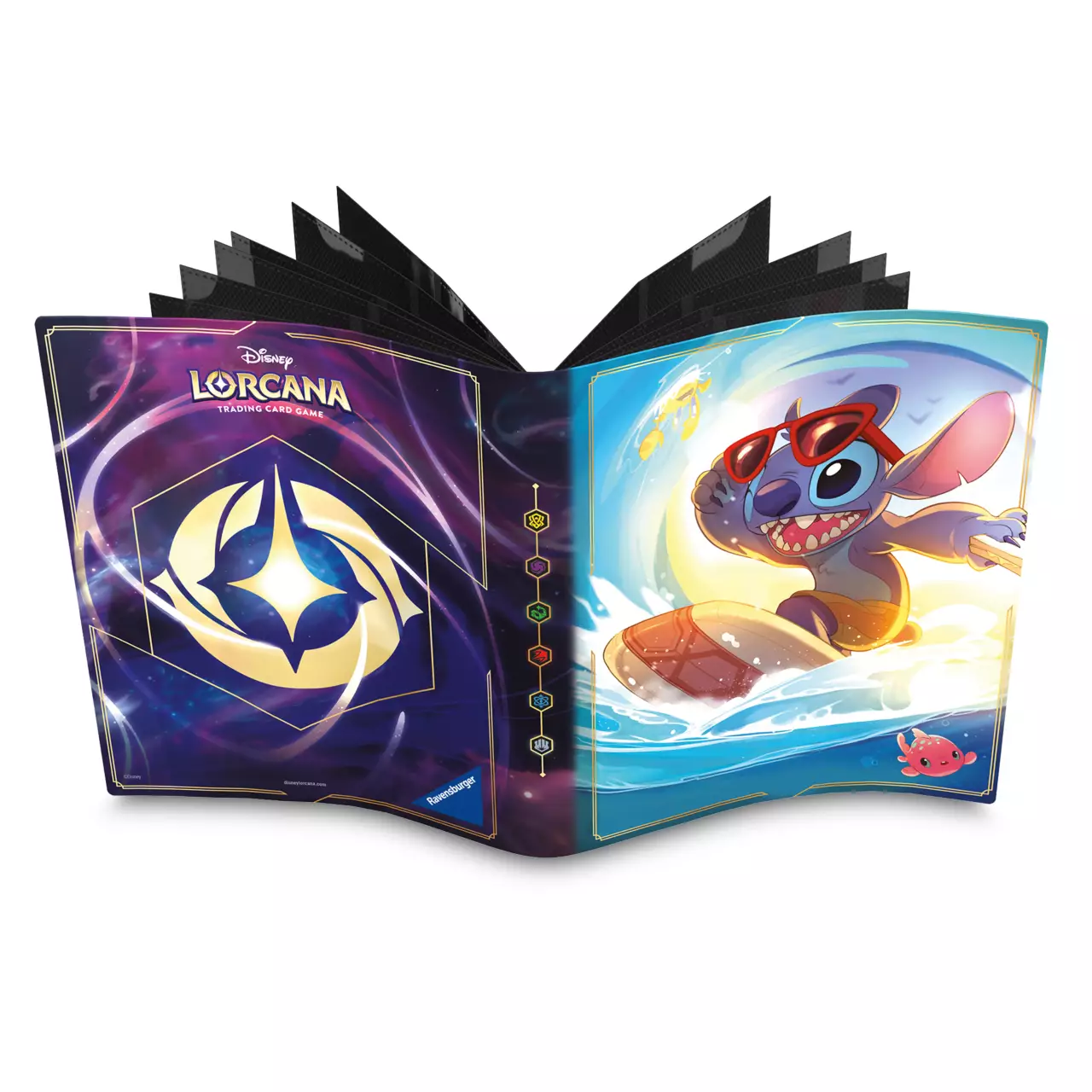 Stitch Lorebook Card Portfolio Disney Lorcana Trading Card Game by Ravensburger Stitch Lorebook Card Portfolio Disney Lorcana Trading Card Game by Ravensburger