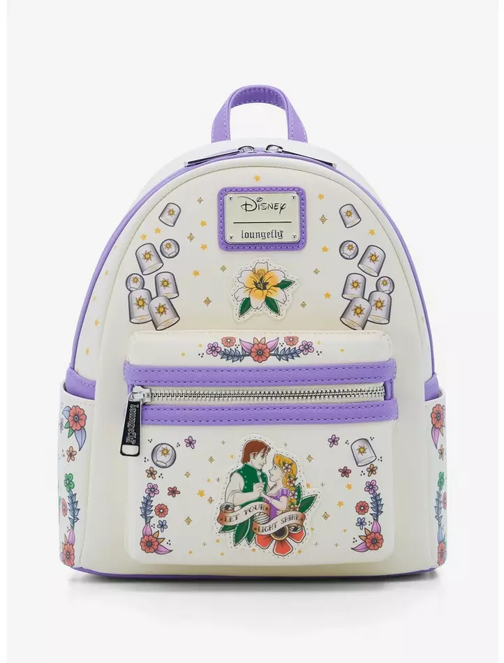 Loungefly Disney Tangled Rapunzel and Flynn Rider Lantern Mini Backpack