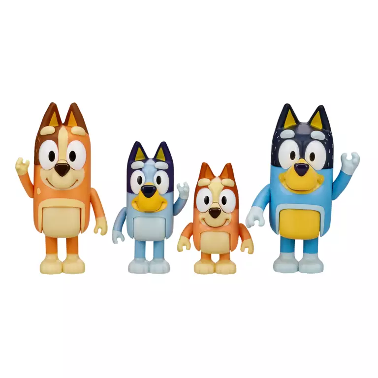 Bluey Family Action Figure Set