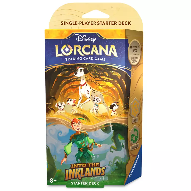 Disney Lorcana – Into the Inklands – 101 Dalmatians and Peter Pan Starter Deck