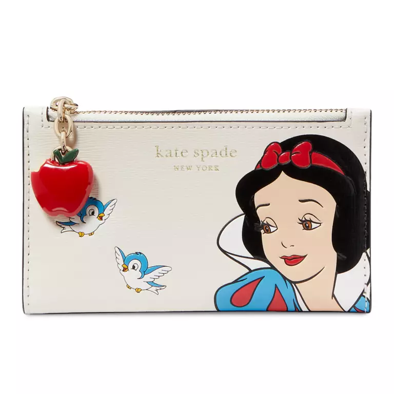 Disney Kate Spade Snow White Small Slim Bifold Wallet