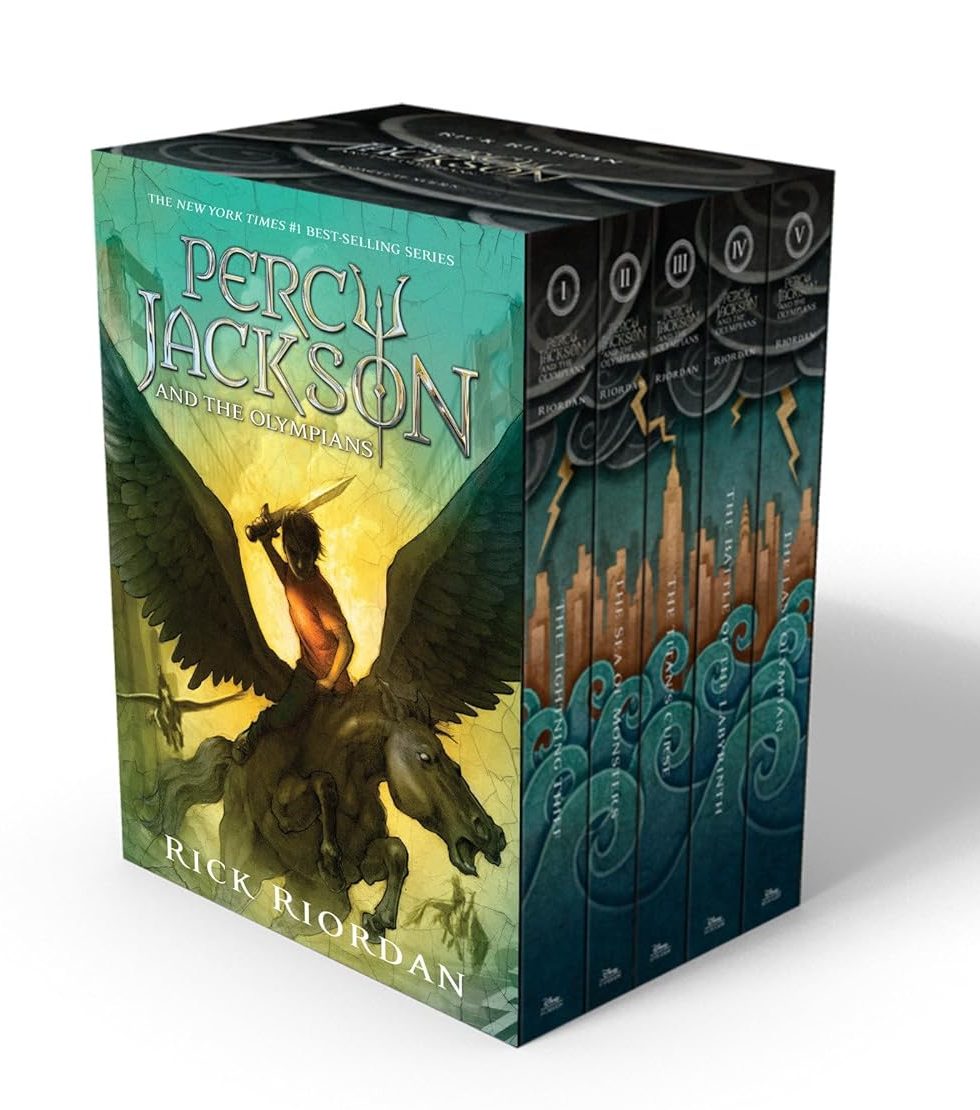 Percy Jackson and the Olympians Hardcover Books Boxed Set