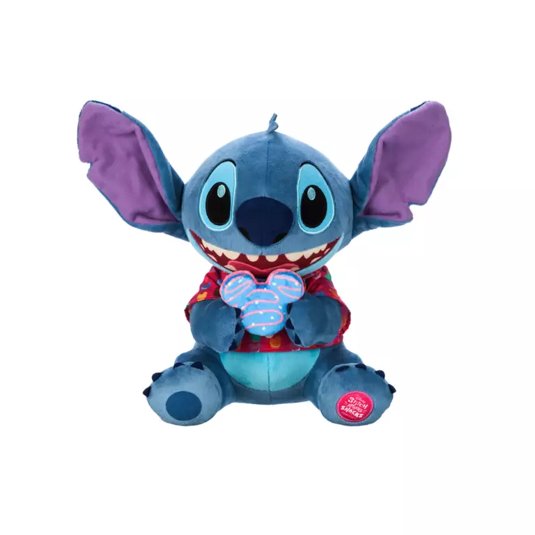 Stitch Attacks Snacks Plush – Macaron