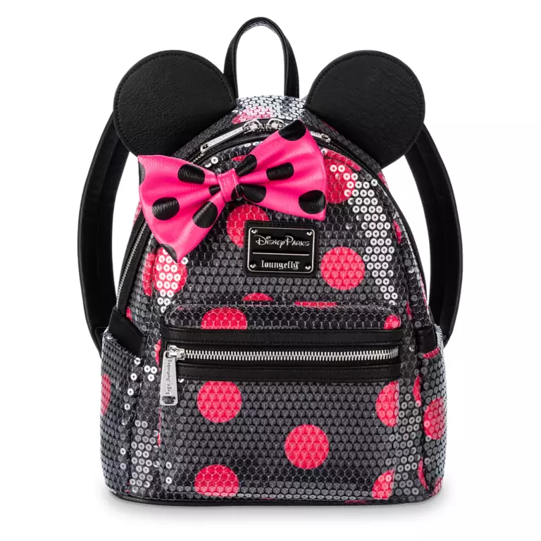 Minnie Mouse Sequined Polka Dot Loungefly Mini Backpack