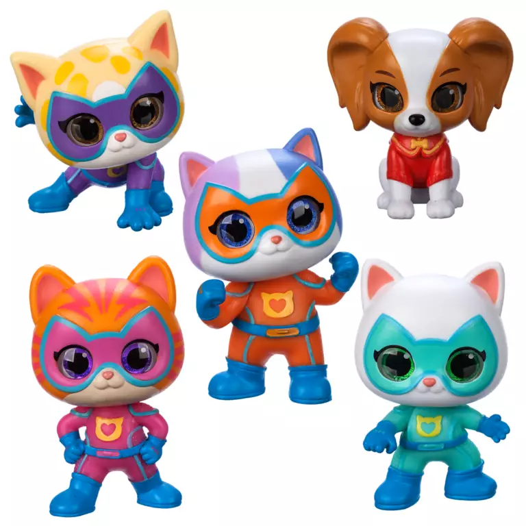 SuperKitties Hero Squad Figure Set