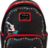 Loungefly Disney Mickey and Friends Christmas Light Decorations Mini Backpack