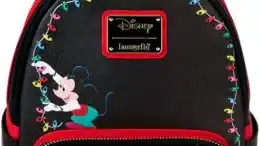 Loungefly Disney Mickey and Friends Christmas Light Decorations Mini Backpack