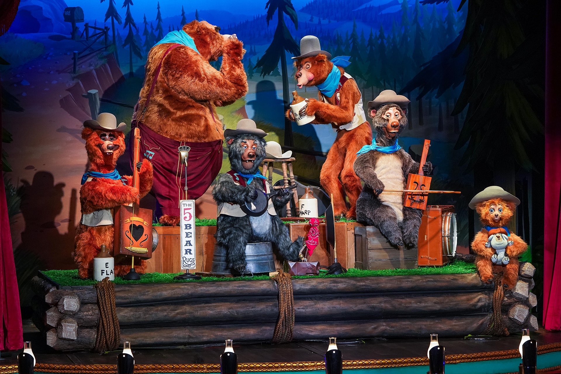 Five Bear Rugs (Country Bear Jamboree)