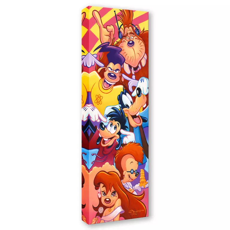 A Goofy Movie ''The Perfect Cast'' Gallery Wrapped Canvas