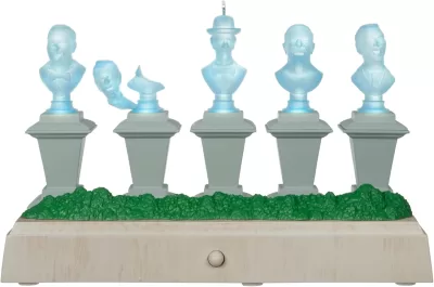 Hallmark Keepsake Christmas Ornament, Disney The Haunted Mansion Collection The Singing Busts With Light and Sound