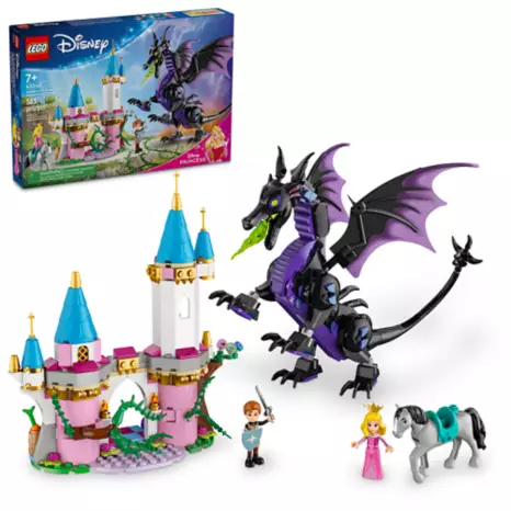 LEGO Maleficent's Dragon Form and Aurora's Castle 43240 – Sleeping Beauty