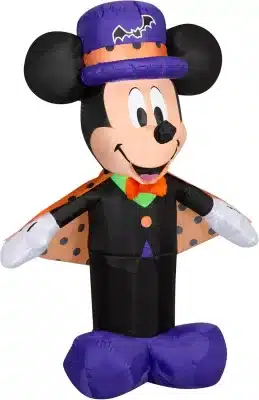 3.5 Ft Mickey Mouse Polka Dot Bat Costume Halloween Airblown Inflatable