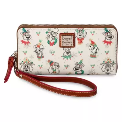 Disney Dogs ''Santa Paws'' Dooney & Bourke Wristlet Wallet