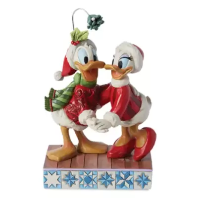 Donald and Daisy Duck ''Merry Mistletoe'' Figure by Jim Shore