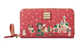 Mickey Mouse Family Christmas Dooney & Bourke Wristlet Wallet