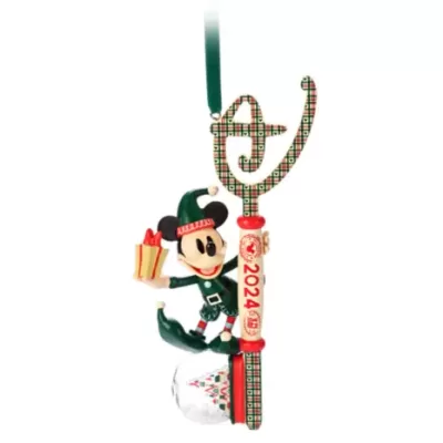 Mickey Mouse Holiday Collectible Key Sketchbook Ornament 2024