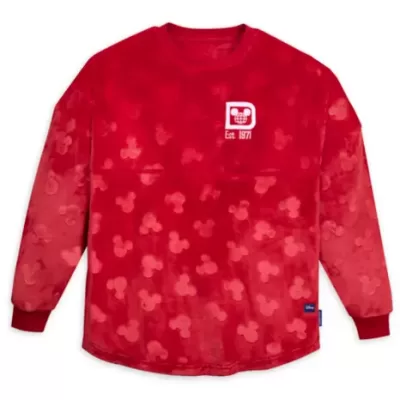 Mickey Mouse Icon Plush Spirit Jersey for Adults – Walt Disney World – Red