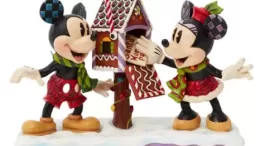 Mickey and Minnie Mouse ''Letters for Santa'' Figure by Jim Shore