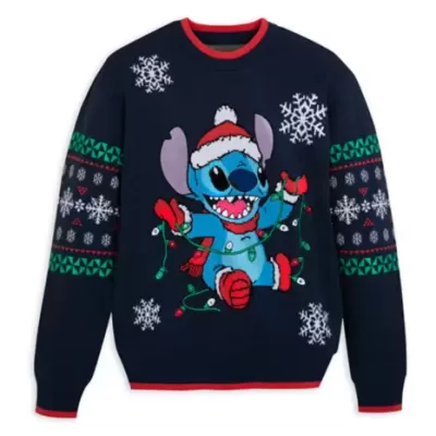 Stitch Light-Up Holiday Sweater for Adults – Lilo & Stitch