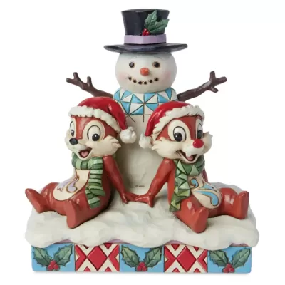 Chip 'n Dale ''Snow Much Fun'' Figure by Jim Shore