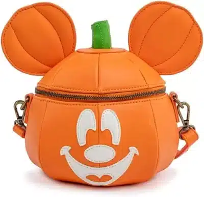 Loungefly Disney Mickey Mouse Mick-O-Lantern Halloween Crossbody Purse