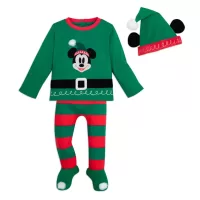 Mickey Mouse Holiday Elf Outfit for Baby