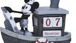 Precious Moments Steamboat Willie Mickey Mouse Perpetual Calendar