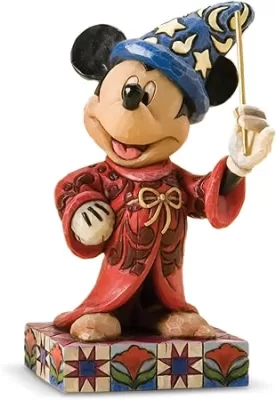 Disney Traditions Collection by Jim Shore Sorcerer Mickey Mouse Holding Wand Figurine