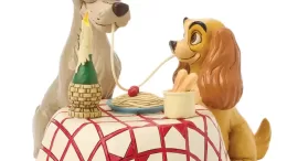 Lady and the Tramp ''Dinner for Two'' Figure by Jim Shore